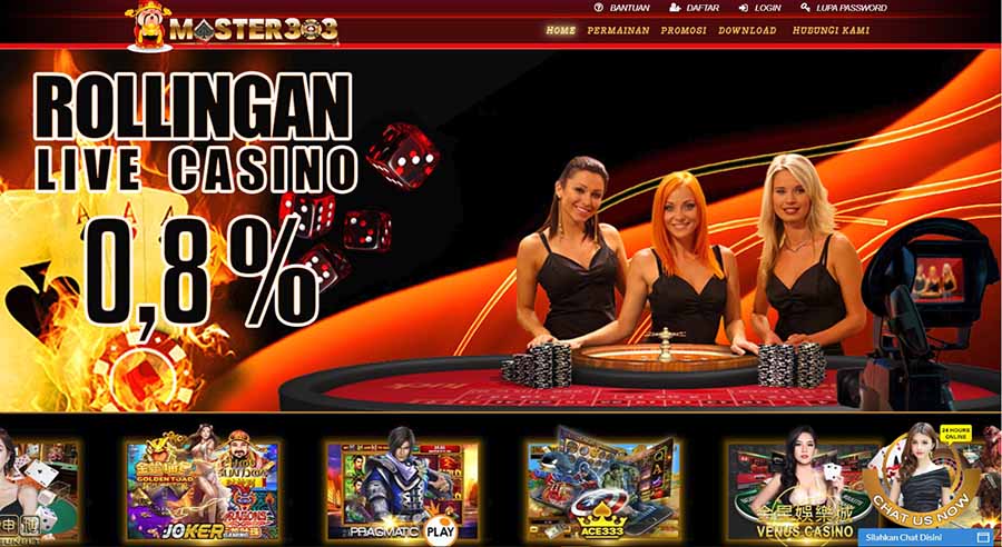 Tampilan Situs Agen Live Casino MASTER303