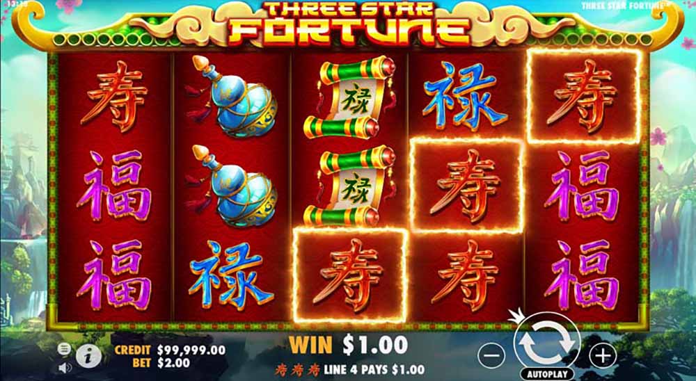 Cara bermain Slot Three Star Fortune 3